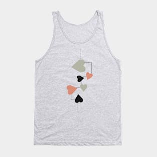 heart map Tank Top